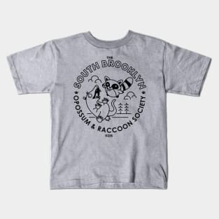 SOUTH BROOKLYN OPOSSUM AND RACCOON SOCIETY Kids T-Shirt